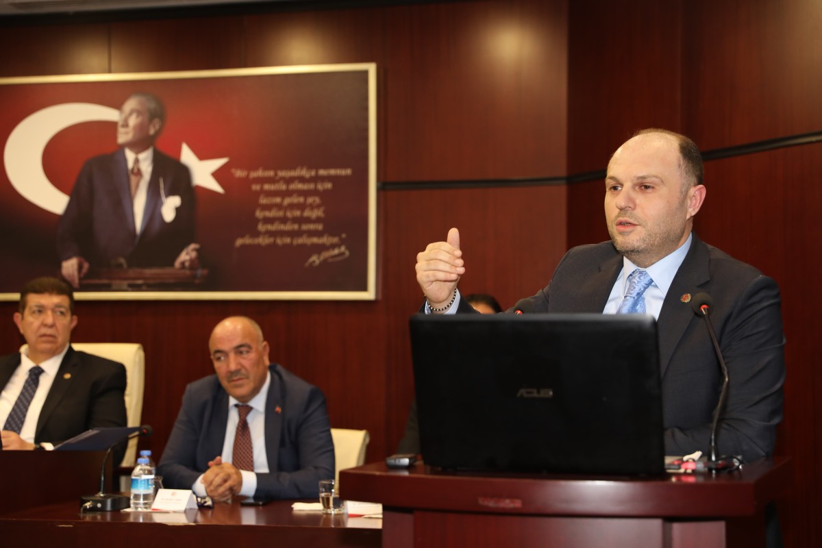 Rıdvan Fadıloğlu GTO Meclisinde sunum yaptı