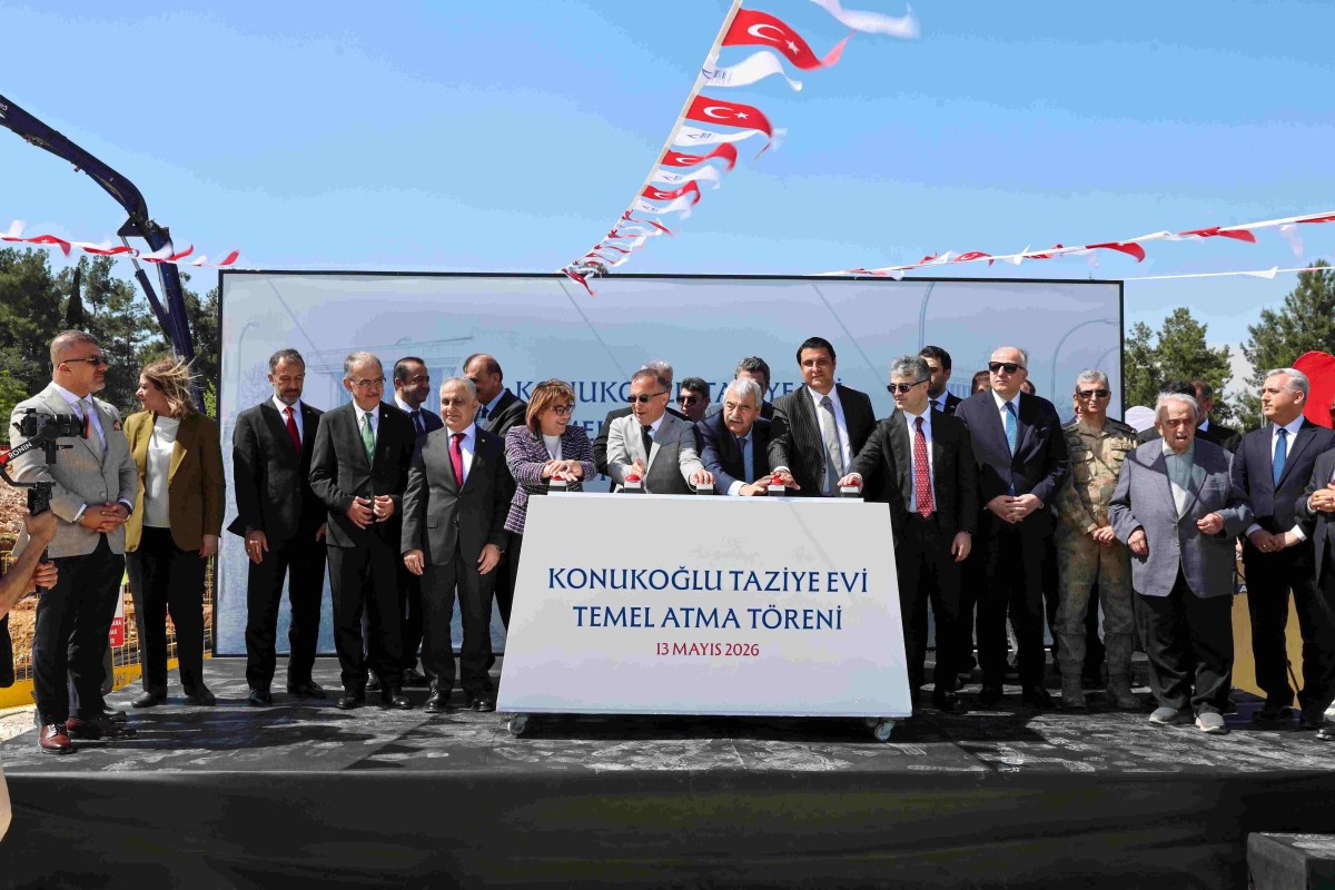 Konukoğlu taziye evinin temeli atıldı