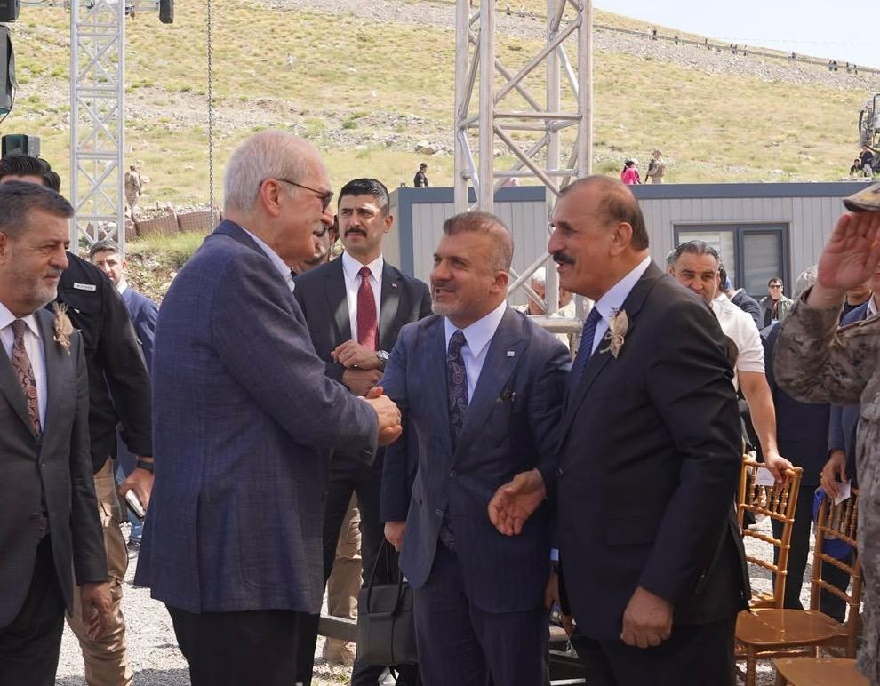 Celal Kadooğlu ve TBMM Başkanı Numan Kurtulmuş Cudi’de bir araya geldi